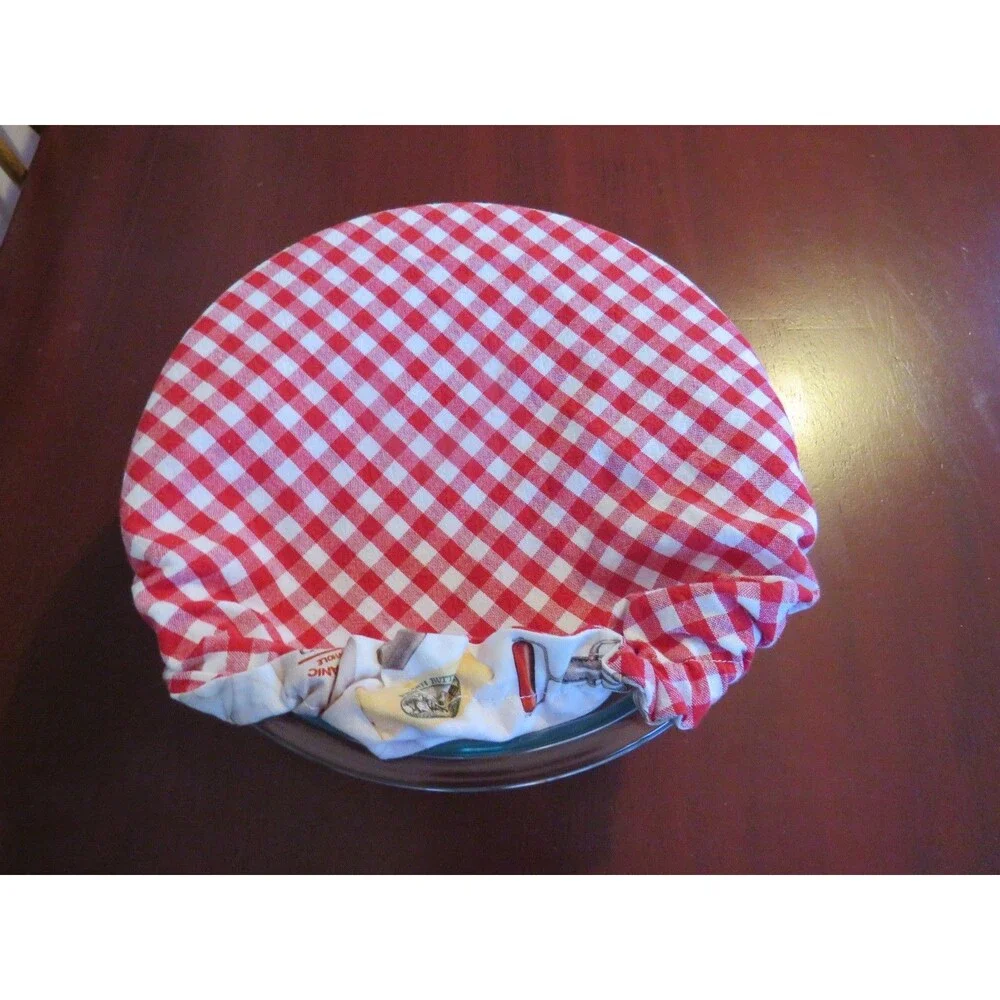 Kitchenaid Mixer Bowl Cover Reversible, Baking Supplies, Red Gingham, 4.5 QUART